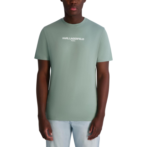Жіноча футболка Karl Lagerfeld Paris з логотипом 1159852895 (Зелений S)