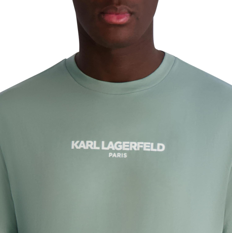 Жіноча футболка Karl Lagerfeld Paris з логотипом 1159852895 (Зелений S)