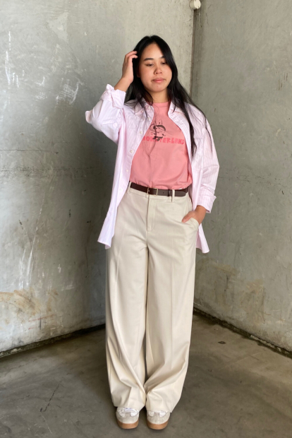 Футболка з принтом Labubu POP MART UT UNIQLO 1159853023 (рожевий S)