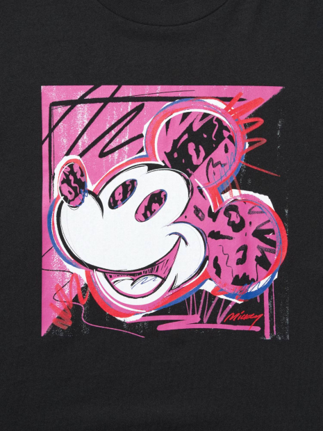 Футболка UNIQLO Disney's Mickey Faces UT 1159853149 (Чорний S)