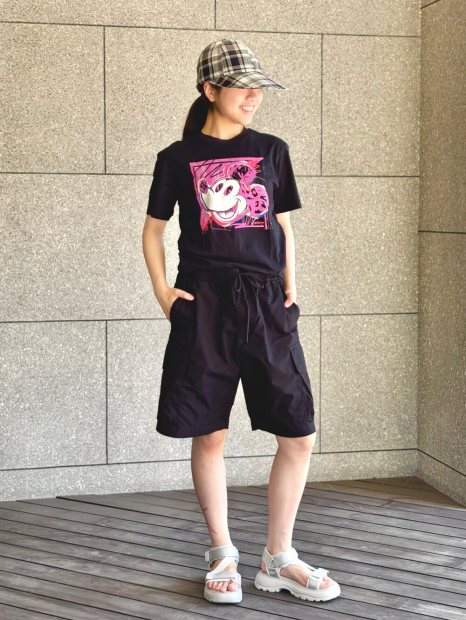 Футболка UNIQLO Disney's Mickey Faces UT 1159853149 (Чорний S)