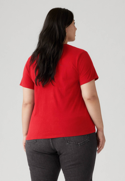 Женская футболка Levi's с принтом 1159853161 (Красный S)