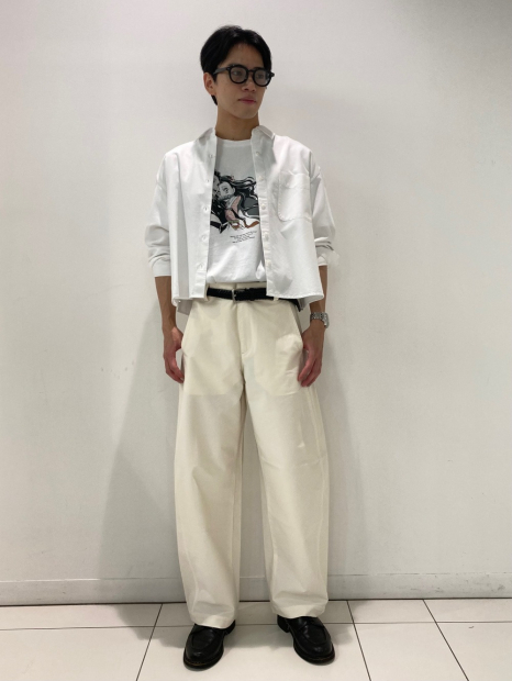 Футболка Demon Slayer: Kimetsu no Yaiba UNIQLO с принтом 1159853169 (Белый XL)