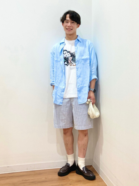 Футболка Demon Slayer: Kimetsu no Yaiba UNIQLO с принтом 1159853169 (Белый XL)