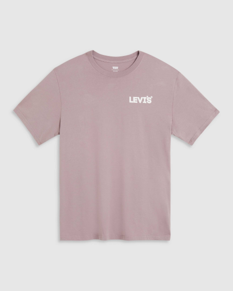 Футболка мужская Levi's с логотипом 1159853224 (Сиреневый S)
