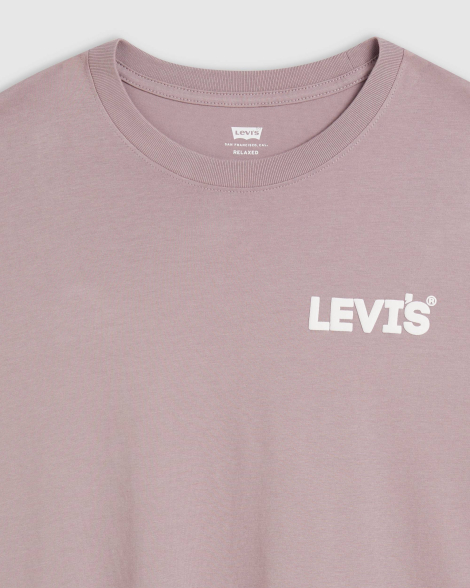 Футболка мужская Levi's с логотипом 1159853224 (Сиреневый S)