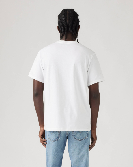 Футболка Levi's с принтом 1159853226 (Белый L)