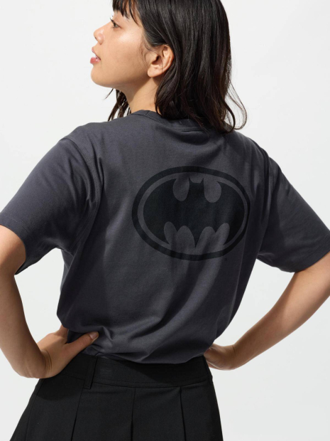 Футболка BATMAN UNIQLO 1159853279 (Серый XS)
