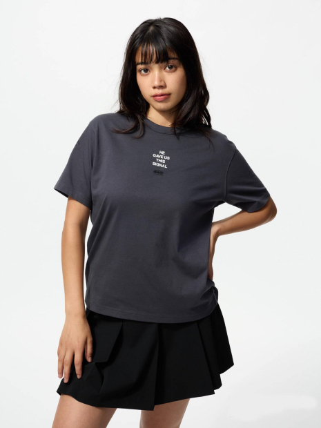 Футболка BATMAN UNIQLO 1159853279 (Серый XS)