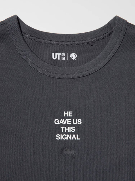 Футболка BATMAN UNIQLO 1159853279 (Серый XS)