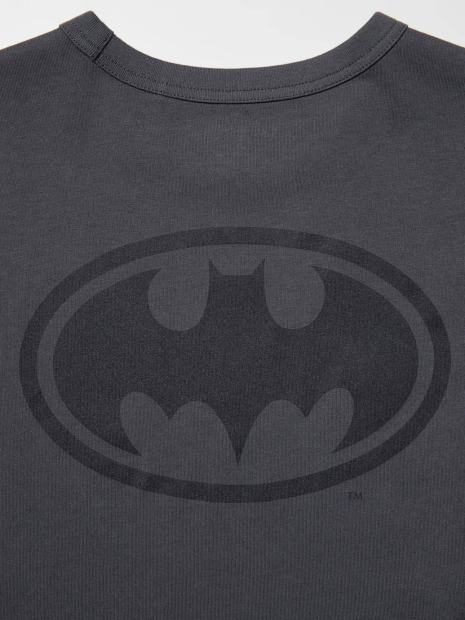 Футболка BATMAN UNIQLO 1159853279 (Серый XS)