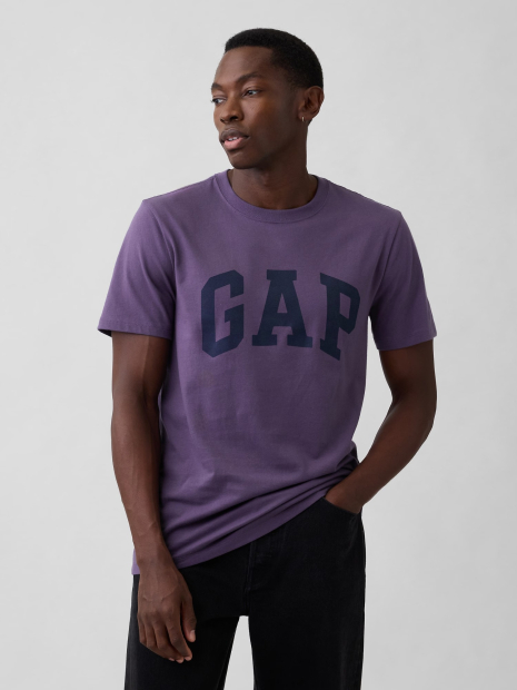 Мужская футболка GAP с логотипом 1159853280 (Фиолетовый XL)