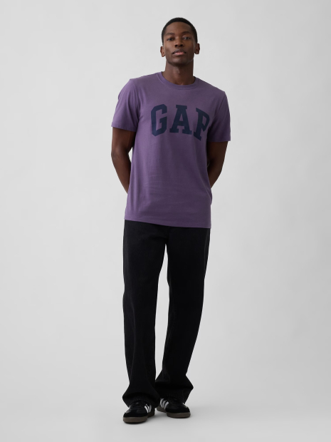 Мужская футболка GAP с логотипом 1159853280 (Фиолетовый XL)