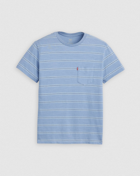 Мужская футболка Levi's с принтом 1159853371 (Синий S)