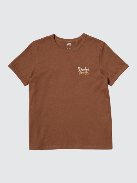 Футболка UNIQLO з принтом TOY STORY UT 1159853521 (Коричневий S)