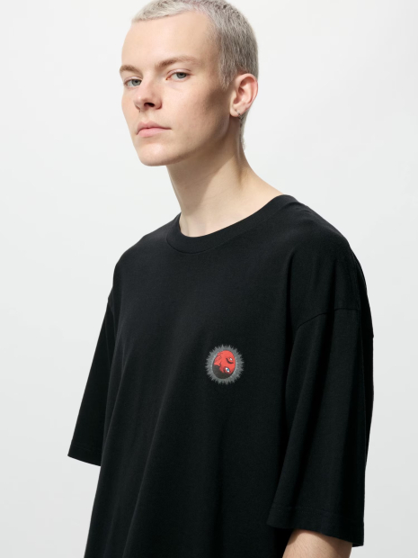 Футболка UNIQLO с принтом MANGA BERSERK 1159854035 (Черный S)