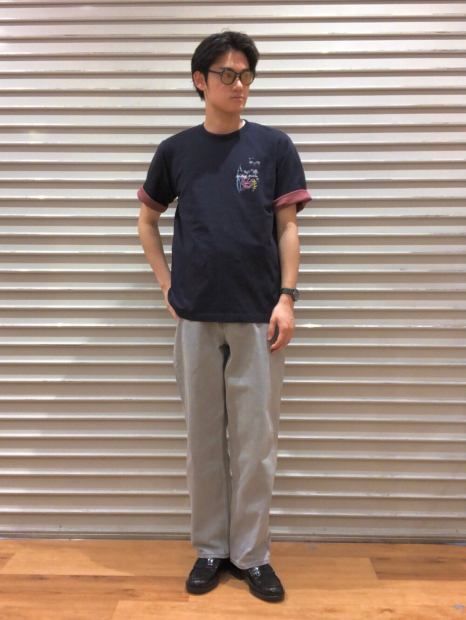 Футболка с принтом Disney's Mickey Faces UNIQLO 1159854235 (Синий XXL)