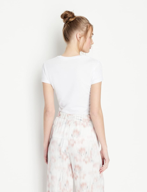 Женская футболка Armani Exchange с принтом 1159854360 (Белый XS)