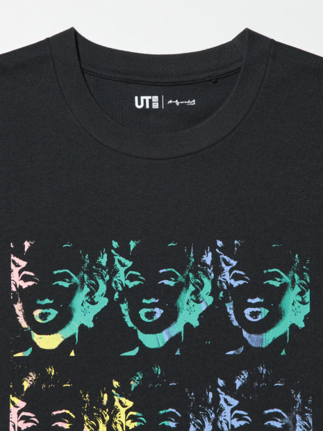 Футболка з принтом NY POP ART UT UNIQLO 1159855176 (Чорний L)
