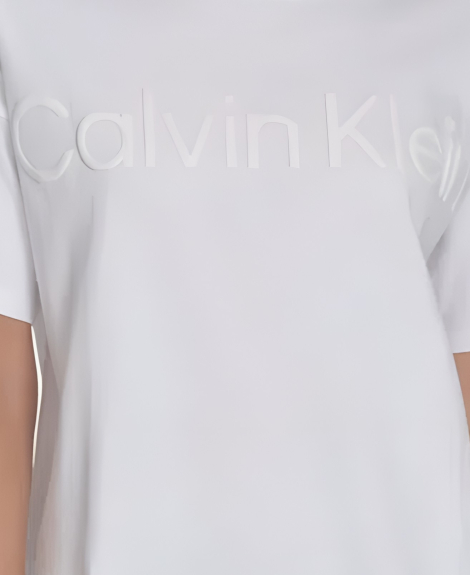 Жіноча футболка Calvin Klein з логотипом 1159854646 (Білий L)