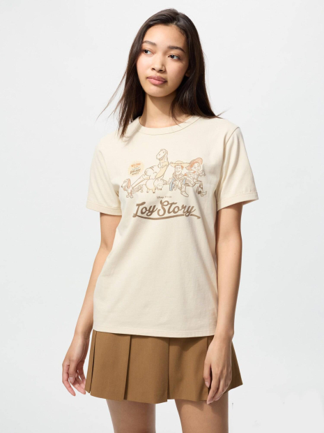 Футболка UNIQLO Toy Story UT з принтом 1159854729 (Молочний XL)
