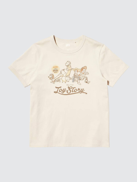 Футболка UNIQLO Toy Story UT з принтом 1159854729 (Молочний XL)