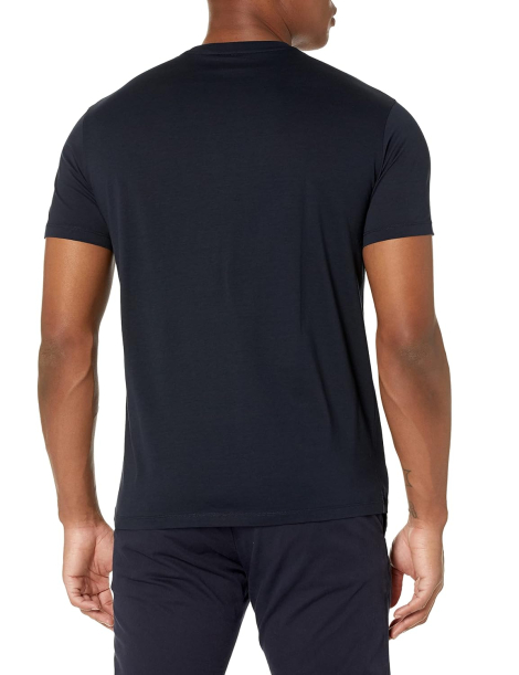 Футболка Armani Exchange с логотипом 1159854754 (Синий XXL)