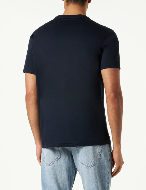 Футболка Armani Exchange с логотипом 1159854754 (Синий XXL)