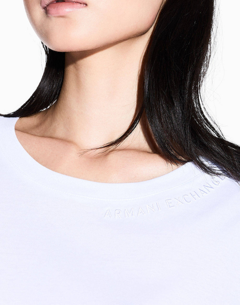 Жіноча футболка Armani Exchange з логотипом 1159854879 (Білий XXL)