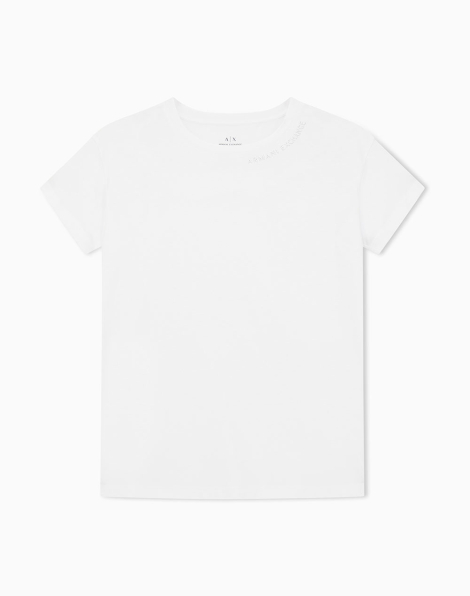 Жіноча футболка Armani Exchange з логотипом 1159854879 (Білий XXL)