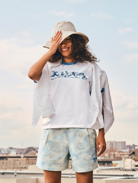 Футболка UNIQLO Disney 1159854891 (Белый M)