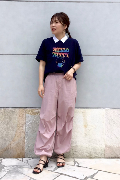 Футболка Hello Kitty 50th Anniversary UNIQLO 1159854984 (Синій XS)