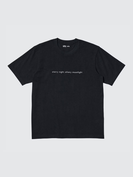 Футболка Pokémon Sketch UNIQLO із принтом ззаду 1159855009 (Чорний M)