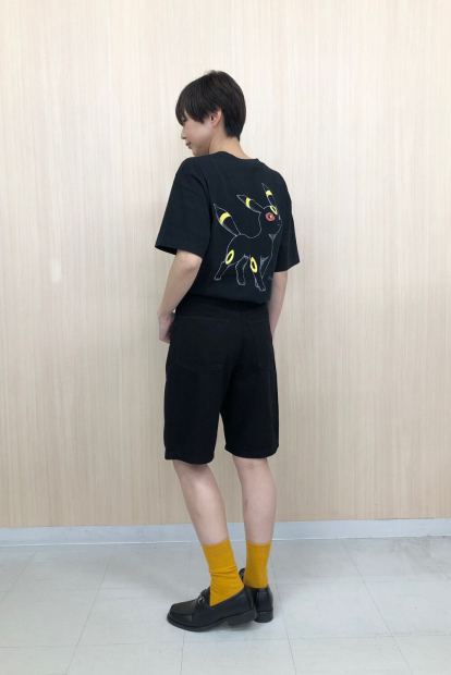 Футболка Pokémon Sketch UNIQLO із принтом ззаду 1159855009 (Чорний M)