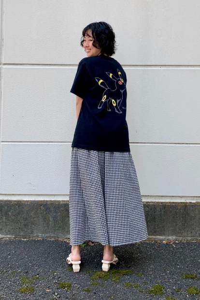 Футболка Pokémon Sketch UNIQLO із принтом ззаду 1159855009 (Чорний M)