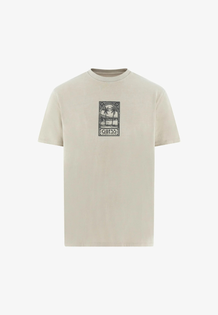 Мужская футболка Guess 1159855027 (Бежевый L)