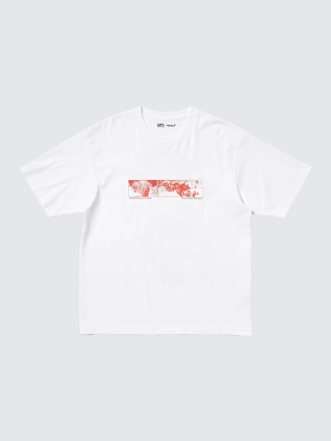 Футболка UNIQLO с принтом MANGA BERSERK 1159855310 (Белый XS)