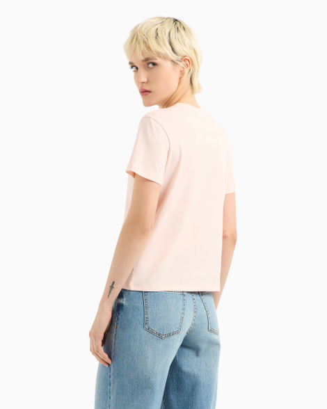 Женская футболка Armani Exchange 1159855425 (Розовый S)
