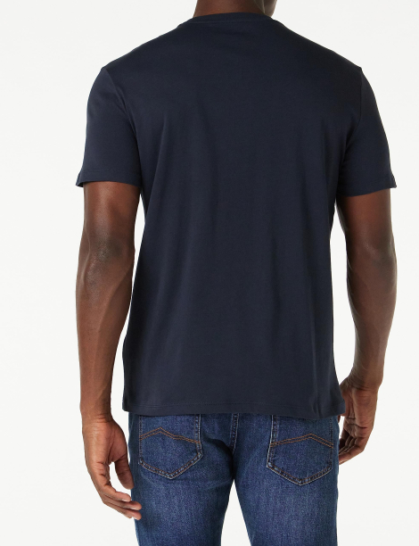 Чоловічі футболки з логотипом Armani Exchange 1159855452 (Синій S)