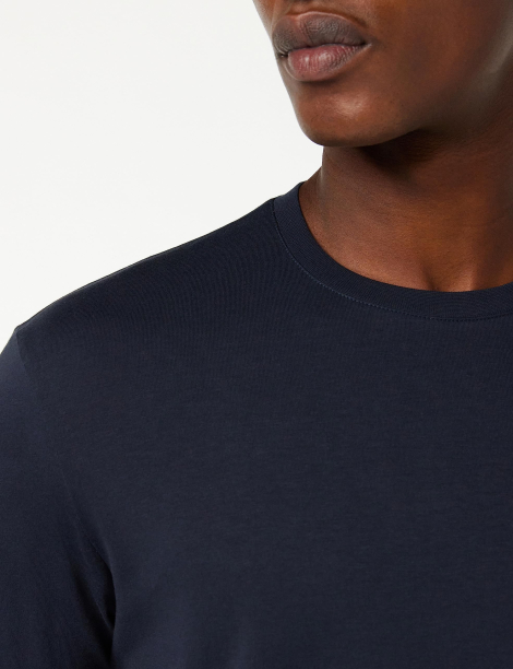 Чоловічі футболки з логотипом Armani Exchange 1159855452 (Синій S)