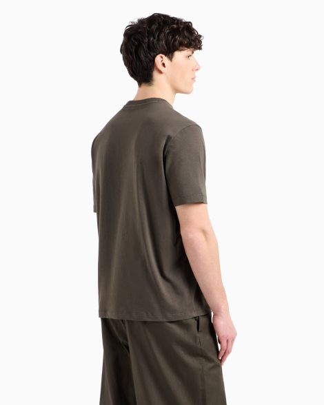 Мужская футболка Armani Exchange с вышивкой 1159855544 (Зеленый XL)