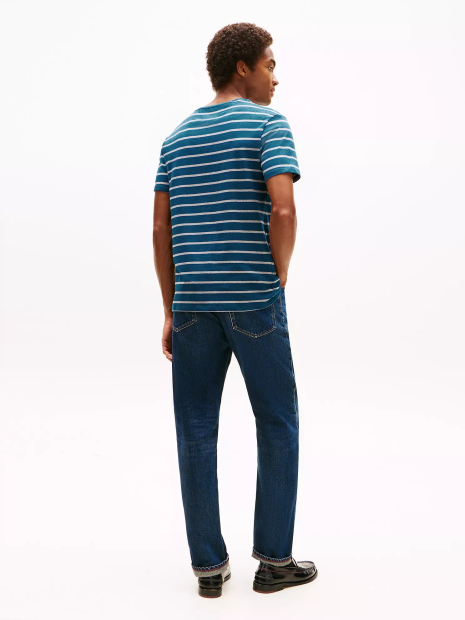 Мужская футболка Tommy Hilfiger 1159855603 (Синий/Серый XL)