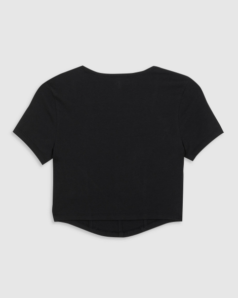 Жіноча укорочена футболка Levi's 1159855632 (Чорний L)