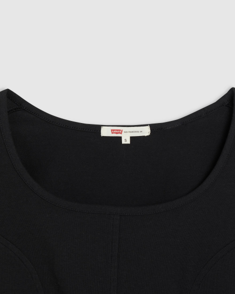 Жіноча укорочена футболка Levi's 1159855632 (Чорний L)