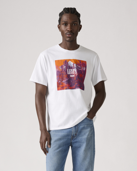 Футболка чоловіча Levi's з принтом 1159856013 (Білий XXL)