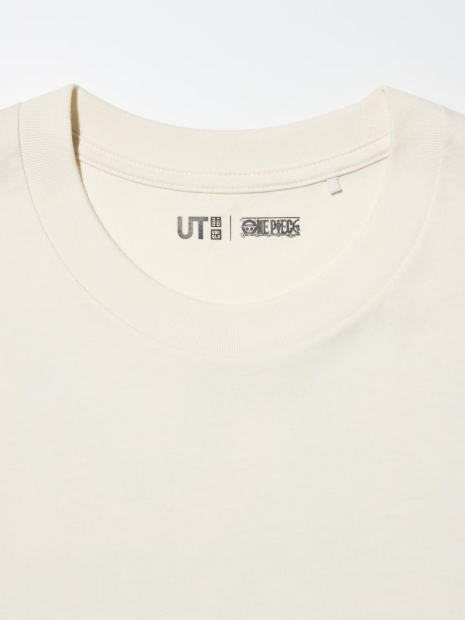 Футболка UNIQLO с принтом One Piece 1159856036 (Молочный XS)