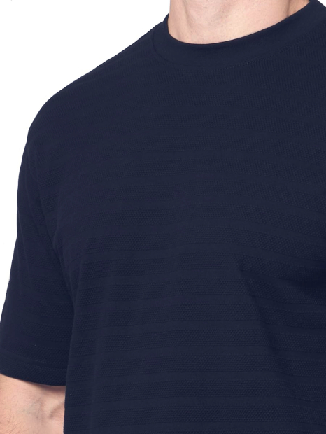 Жіноча футболка Karl Lagerfeld Paris з текстурованої тканини 1159856187 (Синій L)