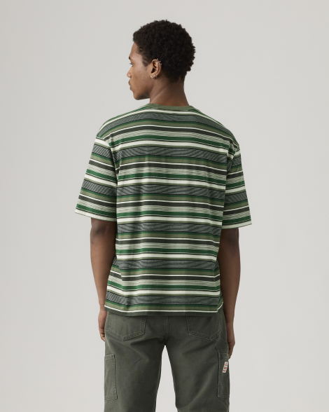 Футболка мужская Levi's с карманом 1159856280 (Белый/Зеленый L)