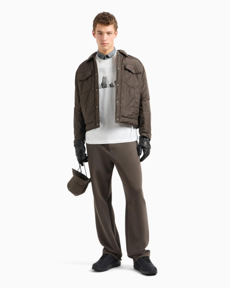 Мужская футболка Armani Exchange с принтом 1159856406 (Белый XXL)