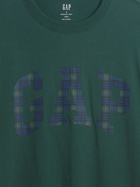 Футболка мужская GAP с логотипом 1159856502 (Зеленый L)